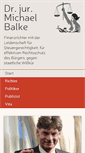 Mobile Screenshot of drmichaelbalke.de